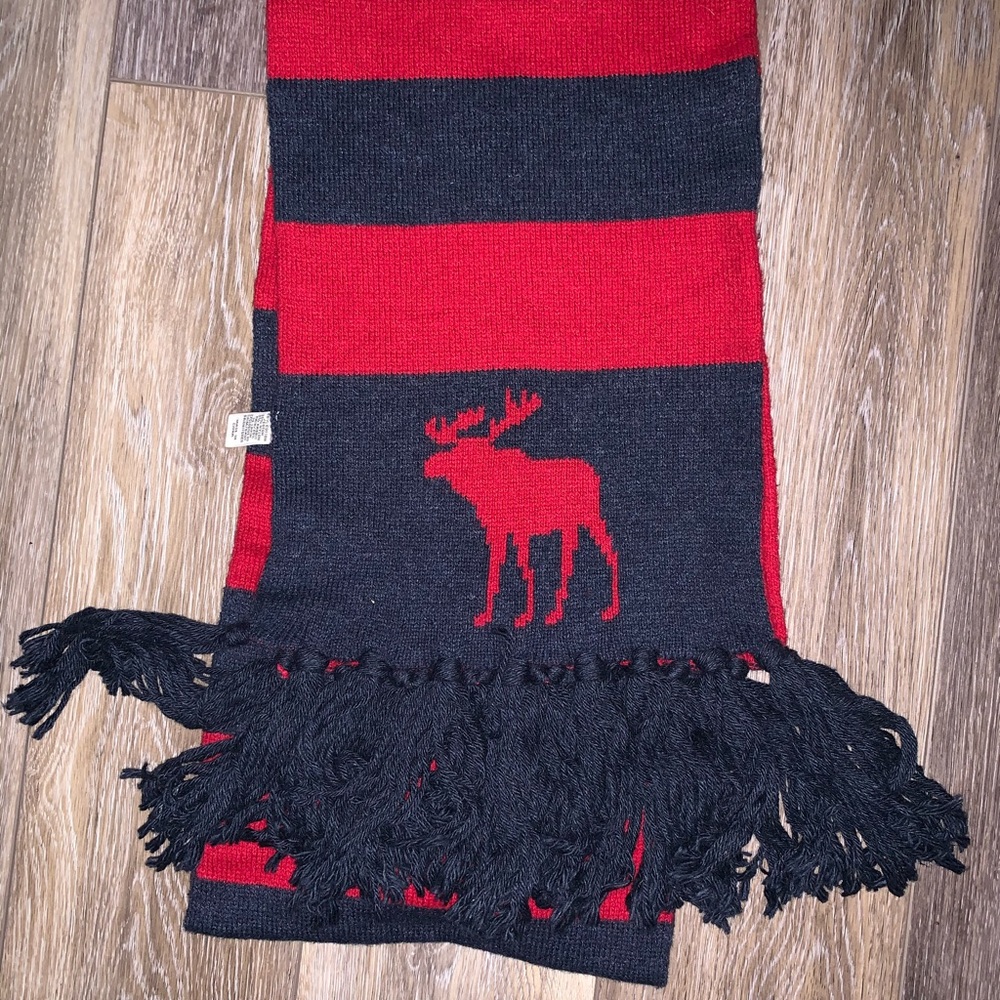 Abercrombie & Fitch Moose Striped Scarf